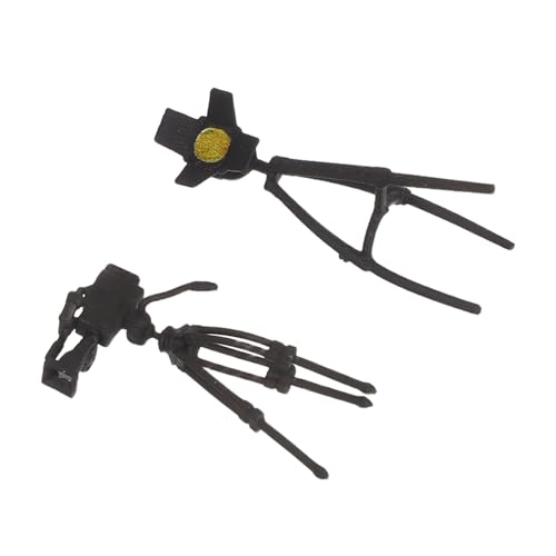 ifundom 2 Stück Teiliges Miniatur Fotografie Resin Kamera-stativ und Simulation Lampe Realistisches Modell für Puppenhaus Deko Leichtes Zubehör für Mikro-landschaften und Foto-szenen von ifundom