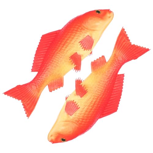 ifundom Pu-tiermodell 2 Stück Fischfiguren Realistisches Fischmodell Künstlicher Fisch Für Aquarium-Dekorationen von ifundom
