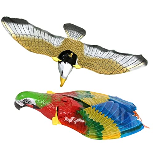 ifundom 2 Stück Vogel Kleinkinder Kleinkindspielzeug Drohne zappelnde für kinderspielzeug lustiges Musikspielzeug tragbares Musikspielzeug Plastik von ifundom