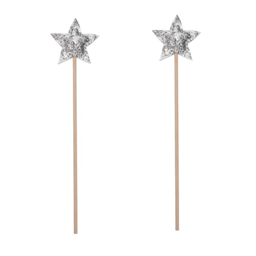 ifundom 2 Stück Zauberstab Fee Spielzeit Bausatz Mädchen Fairy Wand Party zubehör kindergeburtstags Dekoration Children Toys Kid Toys Zauberstäbe Sternenstäbe Stoff Silver ifundom 2 Stück Zauberstab Fee Spielzeit Bausatz Mädchen Fairy Wand Party zubehör kindergeburtstags Dekoration Children Toys Kid Toys Zauberstäbe Sternenstäbe Stoff Silver von ifundom