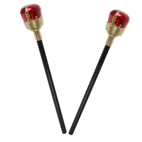 ifundom 2 Stück Zauberstab Halloween Dekoration Halloween Königlicher Spielzeugstab Streifenhörnchen Cosplay Königskostüm für Kostüm Königskostüm Plastik rot ifundom 2 Stück Zauberstab Halloween Dekoration Halloween Königlicher Spielzeugstab Streifenhörnchen Cosplay Königskostüm für Kostüm Königskostüm Plastik rot von ifundom