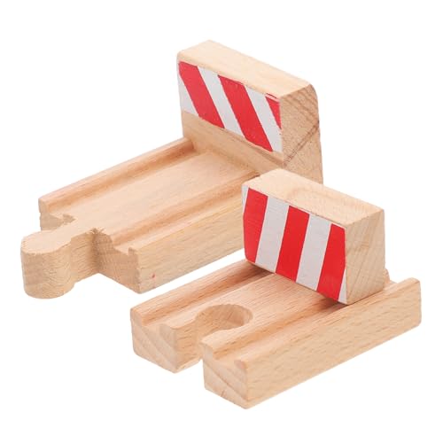 ifundom 2 Stück Zug Massengleise Domino Bahngleise Auto Rennstrecke Eisenbahnschienen Zubehör Eisenbahnspielzeug Dampfzug Massenbahngleise Eisenbahntisch Modelleisenbahnspielzeug von ifundom