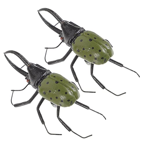 ifundom 2 Stück simulierte Insekten für kinderspielzeug Simulation Lernspielzeug Insektenmodell kleines Modell gefälschte Uang-Statue künstliches Gartenfigur Ton von ifundom