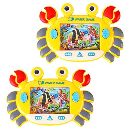 ifundom 2 Stücke Handheld Krabben Spielzeug Wasserring Spiel Spielzeug Handheld Wasser Spiele Spiele von ifundom