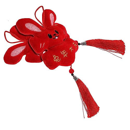 ifundom 2 Stücke Kaninchen-Anhänger buchregal Dekoration Hasen anhänger Plüschkaninchen Roter Panda-Plüsch kleines Mädchen Cartoon-Kaninchen Sternzeichen Hase Anhänger Kristallsamt ifundom 2 Stücke Kaninchen-Anhänger buchregal Dekoration Hasen anhänger Plüschkaninchen Roter Panda-Plüsch kleines Mädchen Cartoon-Kaninchen Sternzeichen Hase Anhänger Kristallsamt von ifundom