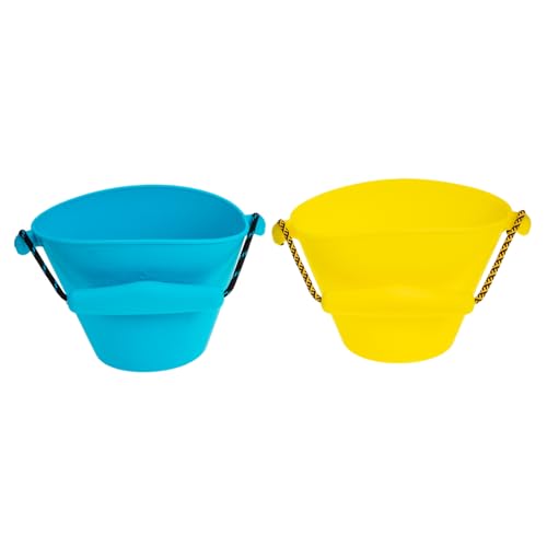 ifundom 2pcs Folding Eimer Strand Spielzeug Kleinkinder Kinder Sand Eimer Für Kinder Strand Spielzeug von ifundom