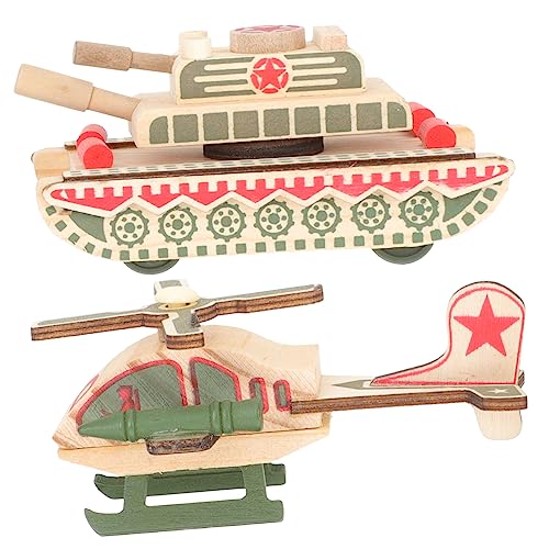 ifundom 2 Stücke spielzeugauto Dekoration aus Holz holzspielzeug für Toys Rennauto-Babyspielzeug Gartenspielzeug Kleinkind Hubschrauber Tankmodell aus Holz ifundom 2 Stücke spielzeugauto Dekoration aus Holz holzspielzeug für Toys Rennauto-Babyspielzeug Gartenspielzeug Kleinkind Hubschrauber Tankmodell aus Holz von ifundom
