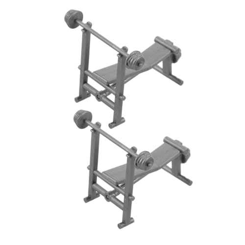 ifundom 2-teiliges Puppenhaus-fitnessgerät: DIY-Miniatur-Workout-spielset, Lebensechtes Langhantel-Spielzeug, Hantelbank Für Die Dekoration Von Puppenhaus-miniaturen ifundom 2-teiliges Puppenhaus-fitnessgerät: DIY-Miniatur-Workout-spielset, Lebensechtes Langhantel-Spielzeug, Hantelbank Für Die Dekoration Von Puppenhaus-miniaturen von ifundom