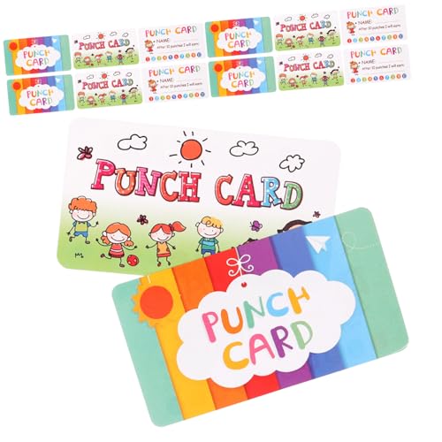 ifundom 20 Blatt Belohnungs-lochkarten Für Kinder, Cartoon-ermutigungskarten, Lochkarten, Schul-ermutigungskarten ifundom 20 Blatt Belohnungs-lochkarten Für Kinder, Cartoon-ermutigungskarten, Lochkarten, Schul-ermutigungskarten von ifundom