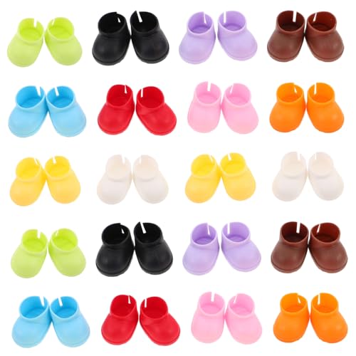 ifundom 20 Paar Mini Schuhe Für Monster Puppenschuhe Miniaturstiefel Mini Kostümzubehör Fingerpuppen Schuhe Für 10–15 cm Große Puppen Zum Anziehen ifundom 20 Paar Mini Schuhe Für Monster Puppenschuhe Miniaturstiefel Mini Kostümzubehör Fingerpuppen Schuhe Für 10–15 cm Große Puppen Zum Anziehen von ifundom