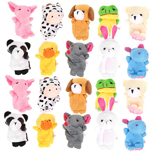 ifundom 20 Stck. Fingerpuppe Finger Für Kinderparty Begünstigt Figuren Fingerspielzeug Stoff von ifundom