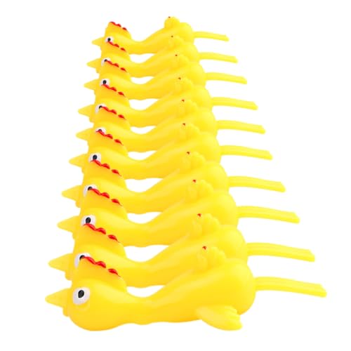 ifundom 20 Stück Auswurf Truthahn Tiere Fingerspielzeug Cartoon Truthahn Bevorzugen Lustige Fingerspielzeuge Fingertiere Kinderversorgung Yellow von ifundom