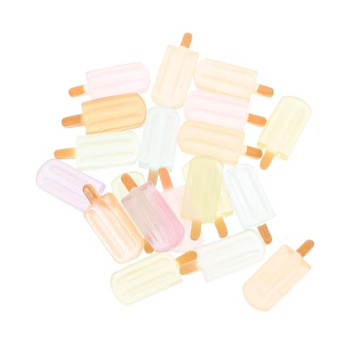 ifundom 20 Stücke Miniatur Harz Cremes Flatback Dekorationen Für Jungen Und Mädchen Puppenhaus Desserts Schmuck von ifundom