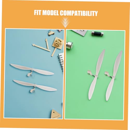 ifundom 20 Stück Flugzeugpropeller Baugruppe Slow Fly Flugzeugpropeller Flugzeugspielzeug Propeller von ifundom