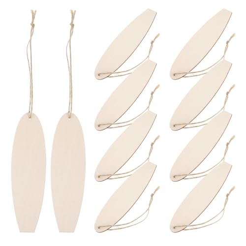 ifundom 20 Stück Surfbrett Dekorationsset aus Holz Selbstgemacht Hängende Ornamente für Stranddekoration Unfertige Surfbrett Holzausschnitte für Kreative Bastelprojekte ifundom 20 Stück Surfbrett Dekorationsset aus Holz Selbstgemacht Hängende Ornamente für Stranddekoration Unfertige Surfbrett Holzausschnitte für Kreative Bastelprojekte von ifundom