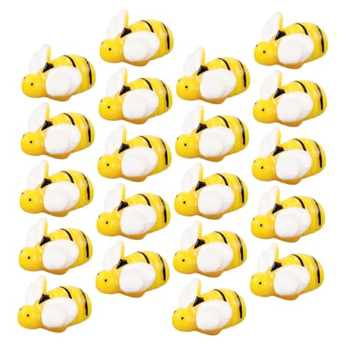 ifundom 20 Stück Mikrolandschaft Bienen Puppenhaus Dekoration Puppenhaus Modellabdeckung Puppenhaus Mini Zubehör Puppenmüllmodell Mini Dekoration Mini Modell Puppenhaus Mit von ifundom