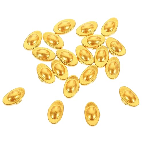 ifundom 20 Stück Mini-Barren für den einzug glucksbringer mikrolandschaft Geschenkidee Puppenhaus -Accessoire Puppenhausverzierung Barren-Desktop-Ornamente Harz Golden von ifundom