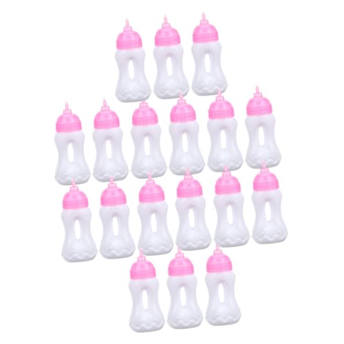 ifundom Realistische Puppenflaschen 20 Stück Puppenzubehör Miniatur-saftflaschen Für Babypartys Mit Mädchen von ifundom