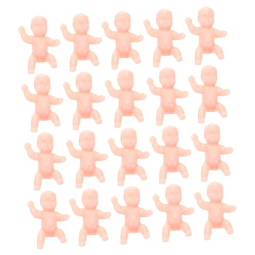 ifundom 20 Stück Mini- -eiswürfel Mini-Babys Süße Minibabys Kleine Babypuppen -minipuppen Badespielzeug Für Babys Babyfiguren Aus Kunststoff Partyzubehör Babyspielzeug Plastik von ifundom