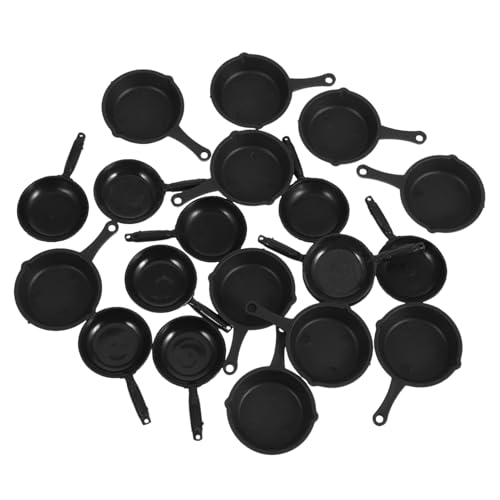 ifundom 20 Stück Miniaturisierte Bratpfannen für Puppenhäuser Teiliges Küchenzubehör mit Funktionalem Deckel für Kreatives für Rollenspiel ifundom 20 Stück Miniaturisierte Bratpfannen für Puppenhäuser Teiliges Küchenzubehör mit Funktionalem Deckel für Kreatives für Rollenspiel von ifundom