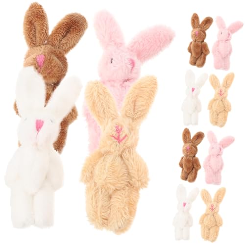 ifundom 20 Stück Plüschhasenpuppe Kaninchen Stofftier ausgestopftes Hasenspielzeug Kaninchenpuppe hasenkuscheltiere Hasen stofftier Mini-Plüschhase Plüsch-Kaninchenspielzeug kurzer Plüsch von ifundom