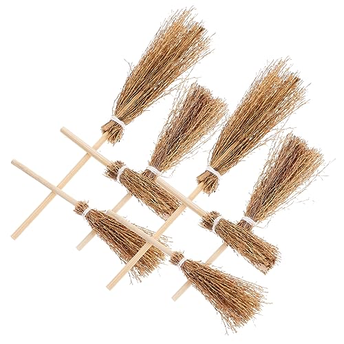 ifundom 20 Stück Puppenbesen Kinderbesen Mini-Zierbesen Mini-Besen groß Fallen Halloween Dekoration Halloween-Dekoration wohnraumdeko holzbesen swor Puppenhauszubehör Besendekor Miscanthus ifundom 20 Stück Puppenbesen Kinderbesen Mini-Zierbesen Mini-Besen groß Fallen Halloween Dekoration Halloween-Dekoration wohnraumdeko holzbesen swor Puppenhauszubehör Besendekor Miscanthus von ifundom
