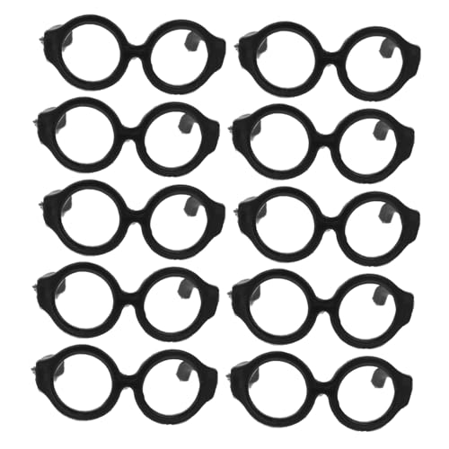 ifundom 20 Stück Puppenbrillen Brillen Puppenkleidungszubehör Miniaturbrillen Requisiten Puppen Ankleidebrillen Puppen Ankleiderequisiten Puppen Minibrillen Bezaubernde von ifundom