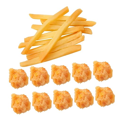 ifundom 20 Stück Snack-Modell Braten Spielzeugnahrung Pommes Frittes Küchenspielzeug Gefälschtes Essen -bratpfanne Künstliches Pommes-Modell Simulation Pommes-Frites-Modell PVC ifundom 20 Stück Snack-Modell Braten Spielzeugnahrung Pommes Frittes Küchenspielzeug Gefälschtes Essen -bratpfanne Künstliches Pommes-Modell Simulation Pommes-Frites-Modell PVC von ifundom