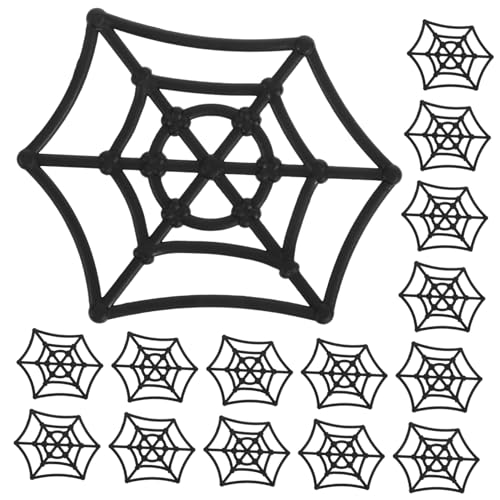 ifundom 20 Stück Teiliges Halloween Spinnennetz Dekoration aus Kunststoff Gruseliges Party Hängedekor für Haunted House Escape Wohnzimmer und Außenbereich Vielseitige Halloween Deko für von ifundom