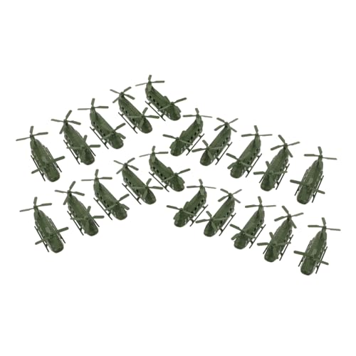 ifundom 20 Stück Teiliges Hubschrauber Realistische Flugzeugmodelle Robuste Militärflugzeuge für Jungen und Mädchen für Sandtisch-szenen und Kinderzimmer Deko ifundom 20 Stück Teiliges Hubschrauber Realistische Flugzeugmodelle Robuste Militärflugzeuge für Jungen und Mädchen für Sandtisch-szenen und Kinderzimmer Deko von ifundom