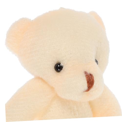 ifundom 20 Stück Teiliges Mini Plüschbär Niedliche Kleine Bärenfiguren Weiche Stofftiere DIY Schlüsselanhänger und Dekorative Bärenanhänger für Taschen Rucksack und Bastelprojekte von ifundom
