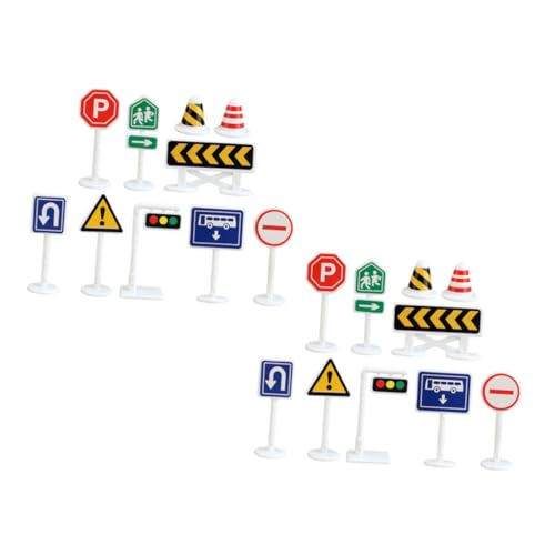 ifundom 20 Stück Teiliges Mini Verkehrsschilder Spielset aus Robustem Kunststoff Pädagogisches Verkehrsspielzeug zur Verkehrssicherheit Kompakt für Rollenspiel und Lernen ifundom 20 Stück Teiliges Mini Verkehrsschilder Spielset aus Robustem Kunststoff Pädagogisches Verkehrsspielzeug zur Verkehrssicherheit Kompakt für Rollenspiel und Lernen von ifundom