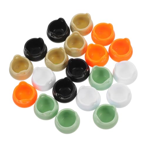 ifundom 20 Stück Teiliges Mini aus Kunststoff Bunte Halloween Deko Puppenhaus Zubehör Vielseitige Miniatur Kessel Figuren für Party und Hausdekoration ifundom 20 Stück Teiliges Mini aus Kunststoff Bunte Halloween Deko Puppenhaus Zubehör Vielseitige Miniatur Kessel Figuren für Party und Hausdekoration von ifundom