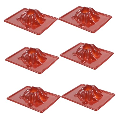 ifundom 20 Stück Vulkan-Experimentierset Vulkan-Bausatz ausbrechender Vulkan Vulkanwissenschaftliche Modelle für Lernspielzeuge Vulkanexperimente Muschel Plastik Brown von ifundom