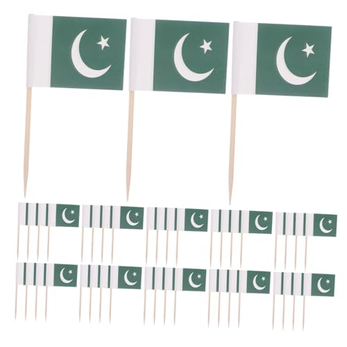 ifundom 200 Stück Pakistan Flaggen Zahnstocher Holz Cocktailspieße Mini Snack Picks Kuchen Topper Party Dekoration für Feierlichkeiten und Dessert ifundom 200 Stück Pakistan Flaggen Zahnstocher Holz Cocktailspieße Mini Snack Picks Kuchen Topper Party Dekoration für Feierlichkeiten und Dessert von ifundom