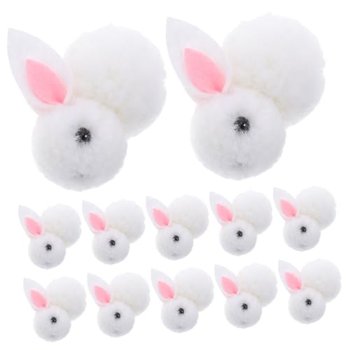 ifundom 3D-Design Mini-plüsch - Flauschige Stofftiere - Hase - Filzhase - Vielseitiges Basteldekor von ifundom