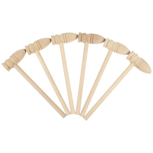 ifundom Mini Handgefertigte Holzhämmer 20 Stück Kinderspielzeug Lernspielzeug Holzhammer Hammer Spielzeug ifundom Mini Handgefertigte Holzhämmer 20 Stück Kinderspielzeug Lernspielzeug Holzhammer Hammer Spielzeug von ifundom