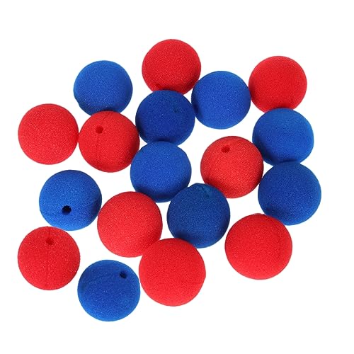 ifundom Clown Nase Prop 5cm Durchmesser Schwamm Material Rot Cosplay Maskerade Party 20 Teile/Beutel von ifundom