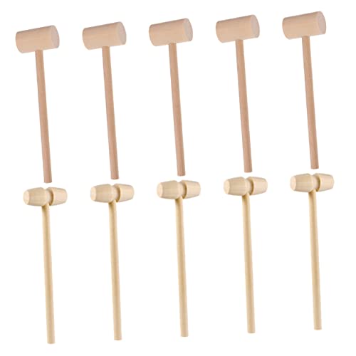 ifundom 20Stücke Holzhammer Set Für Hämmer Für Meeresfrüchte Und Archäologische Entdeckungen Für Kreative Spielstunden Und Lernspiele von ifundom