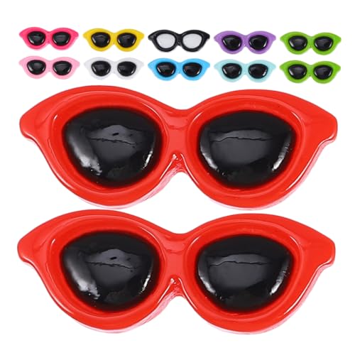 ifundom 20Stücke Mini Sonnenbrillen Zum Basteln Kunstharz Charms Verschiedenen Farben Niedliches DIY Zubehör Für Haarspangen Und Dekorationen Flache Rückseite Für Einfache Anwendung ifundom 20Stücke Mini Sonnenbrillen Zum Basteln Kunstharz Charms Verschiedenen Farben Niedliches DIY Zubehör Für Haarspangen Und Dekorationen Flache Rückseite Für Einfache Anwendung von ifundom