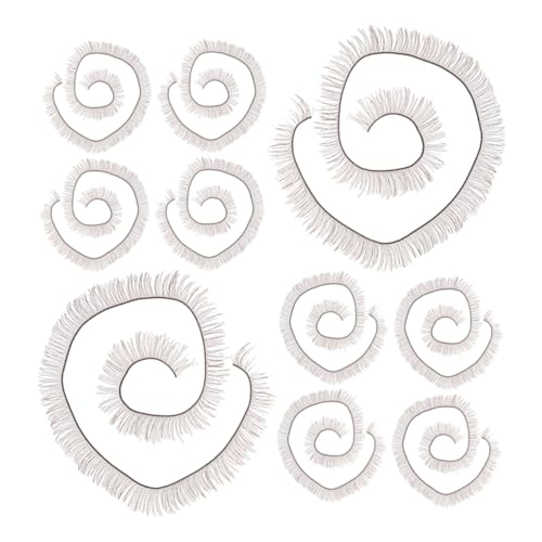 ifundom 20st Puppe Falsche Wimpern Duo-wimpernkleber Halbe Wimpern Fälschung Wimpernstreifen Wimpern Dünn Funkeln Wimpern Mit Kleber Gefälscht Schnappen Wimpernpinzette Pa Light Brown von ifundom