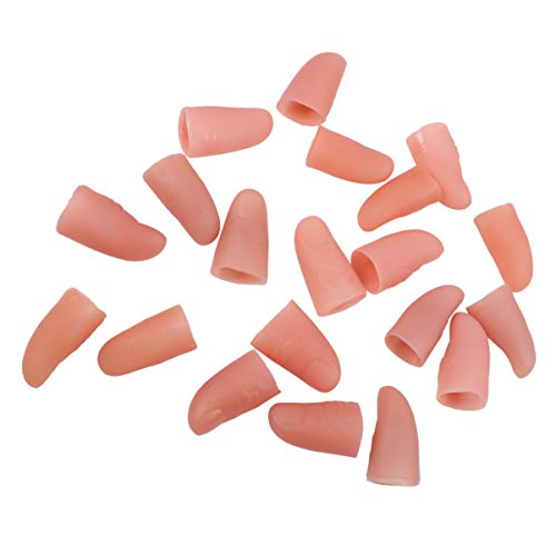 ifundom Halloween Glow Handschuhe Trick Finger Requisiten 20 Stücke Set Simulierte Design Künstliche Nägel Für Zombie Zauberer Ghul von ifundom