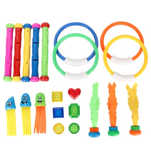 ifundom 21 Stück Schwimmender Tauchring wasserspielzeug kinderwasserspielzeuge Tauchspielzeug swimmingpool Pool Toys Tauchringe für Tauchstöcke für ifundom 21 Stück Schwimmender Tauchring wasserspielzeug kinderwasserspielzeuge Tauchspielzeug swimmingpool Pool Toys Tauchringe für Tauchstöcke für von ifundom