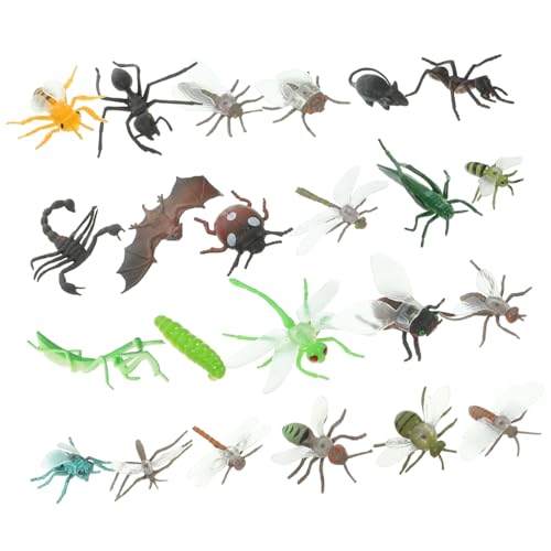 ifundom 22 Stück Insektenspielzeug Plastikdekor kognitives Simulation künstliche Insekten Figur Bildungsspielzeug Plastikmodell nachgemachtes PVC ifundom 22 Stück Insektenspielzeug Plastikdekor kognitives Simulation künstliche Insekten Figur Bildungsspielzeug Plastikmodell nachgemachtes PVC von ifundom