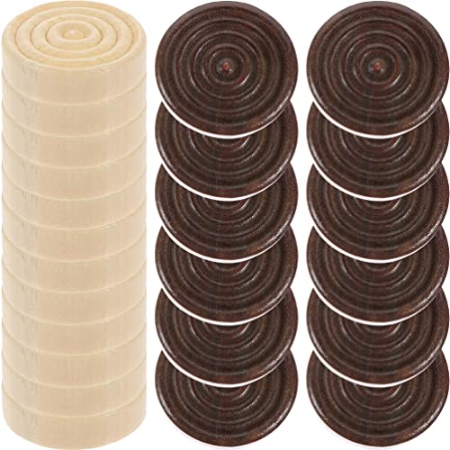 ifundom 24 Stück Dame-Spielsteine Aus Holz Backgammon-Spielsteine Aus Holz Und Natürlich Gebeizt Ersatzspielstein 0 94 Zoll ifundom 24 Stück Dame-Spielsteine Aus Holz Backgammon-Spielsteine Aus Holz Und Natürlich Gebeizt Ersatzspielstein 0 94 Zoll von ifundom