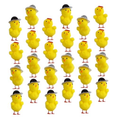ifundom 24 Stück Küken-Ornament knuddelig ausgestopft für Mädchen gefülltes Hähnchen kindergeschenke Mini Huhn deko Plüsch-Osterküken Osterhuhn Schaum Yellow ifundom 24 Stück Küken-Ornament knuddelig ausgestopft für Mädchen gefülltes Hähnchen kindergeschenke Mini Huhn deko Plüsch-Osterküken Osterhuhn Schaum Yellow von ifundom