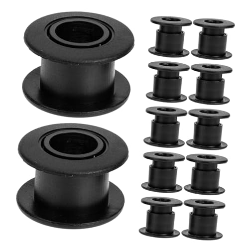 ifundom 24 Stück Mm Brett Nachtzubehör Maschine Ersatz Dekor Stange Fußballbuchsen Urlaub Sportraum Schwarz Für Familie Fußballspiel Tischfußballzubehör Und Party Re von ifundom