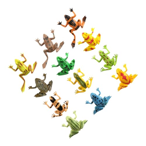 ifundom 24 Stück Teiliges Mini froschmodell aus PVC Realistische Tierfigur Deko für Kreative Amphibien Sammlung und Party Dekoration ifundom 24 Stück Teiliges Mini froschmodell aus PVC Realistische Tierfigur Deko für Kreative Amphibien Sammlung und Party Dekoration von ifundom