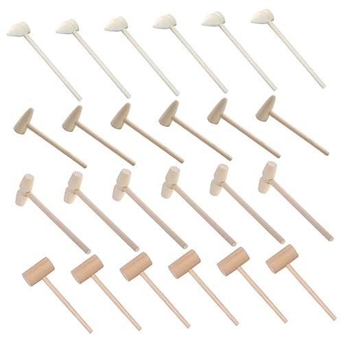 ifundom Stück hölzerner Hammer für Mini winzig Krabbenhammer Hammer hämmern Hammerspielzeug Kleinkind hämmert hämmerndes Kinderspielzeug ifundom Stück hölzerner Hammer für Mini winzig Krabbenhammer Hammer hämmern Hammerspielzeug Kleinkind hämmert hämmerndes Kinderspielzeug von ifundom
