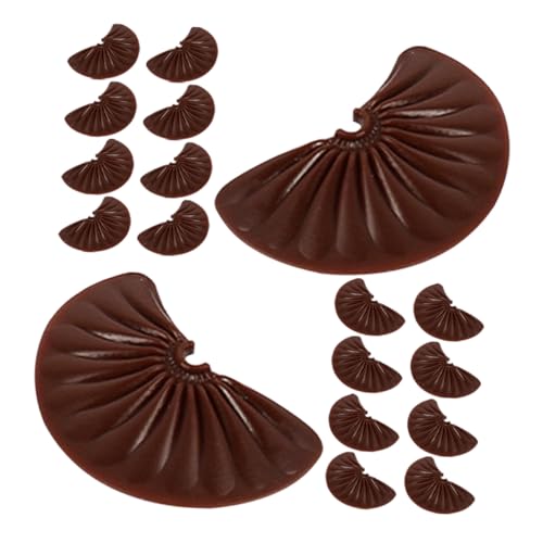 ifundom 24St Nachgemachte Schokoladenstückchen Simulierte Schokoladendekorationen Schokoladenmodelldekoration gefälschte Desserts künstliche Schokolade Hersteller von schokoriegeln Gebäck von ifundom